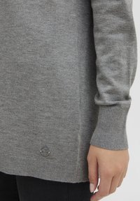 Oxmo OXKAT - Cardigan - mid grey melange