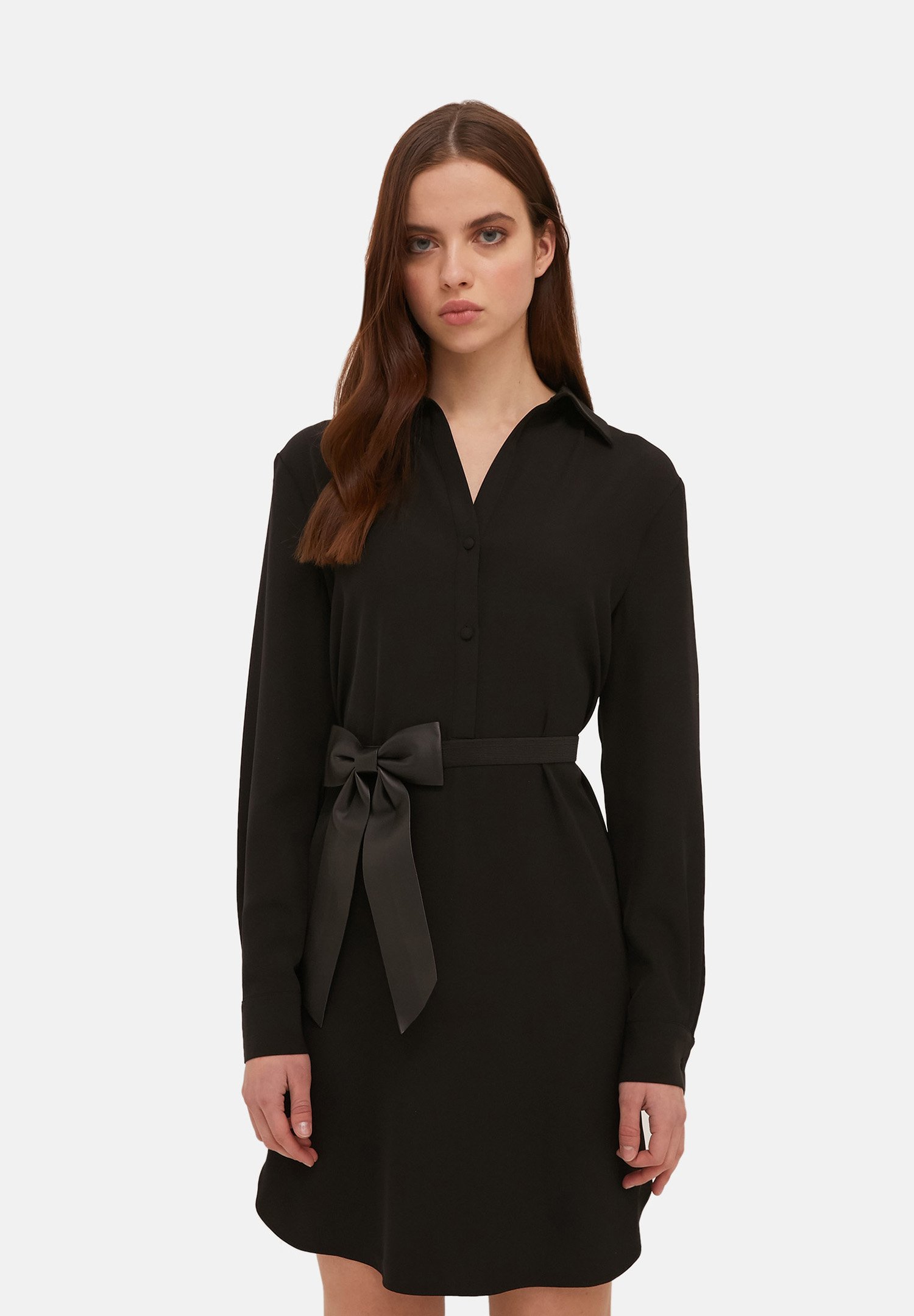 Motivi Abito a camicia - nero - Zalando.it