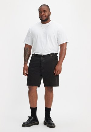 Levi's® Plus 501® ORIGINAL - Džinsiniai šortai - black accord