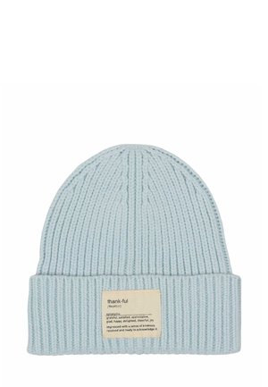 MOIMI PATCH THANKFUL - Beanie - hellblau