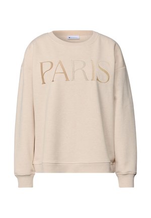 Street One, LOOSE FIT SWEATSHIRT MIT ARTWORK - Sweatshirt - stone sand mel.