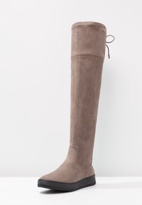 Bullboxer Kozačky nad kolena - taupe