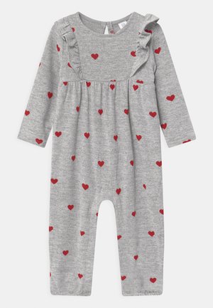 Jumpsuit - grey/red