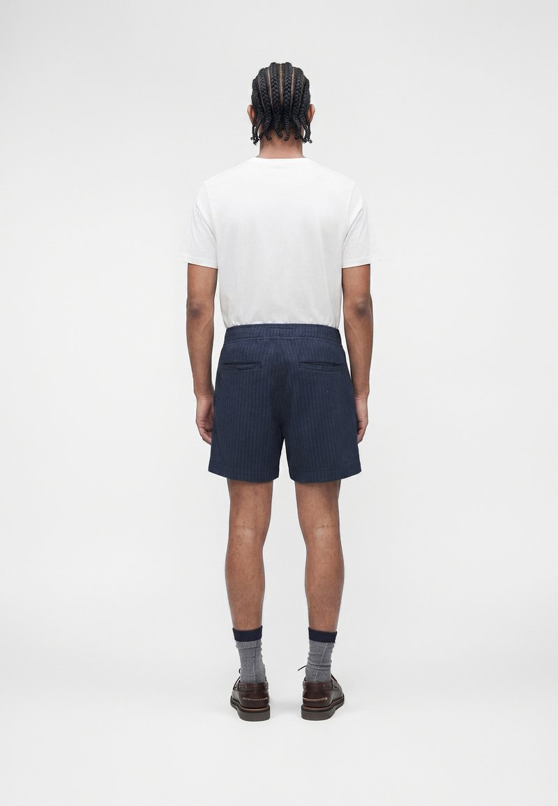Abercrombie & Fitch BREEZY PULL ON STRIPE - Šortky - dark blue
