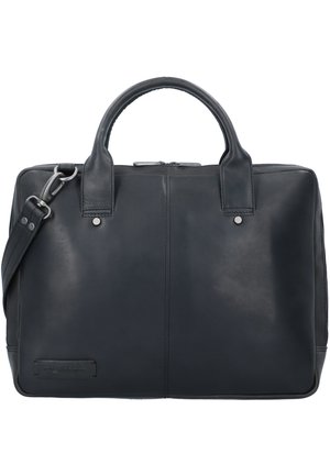 NAVIGATOR AKTENTASCHE LEDER 38 CM LAPTOPFACH - Aktetas - black