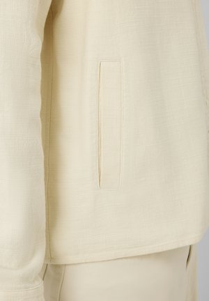 BZB, VESTE ZIPPÉE TEXTURÉE - Veste légère - blanc cassé