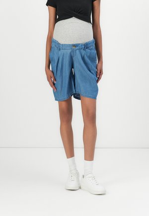 OLMBEA  - Denim shorts - medium blue denim