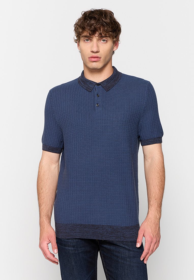 Scotch & Soda Poloshirt blauw Scotch & Soda Poloshirt blauw