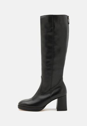 Platform boots - schwarz