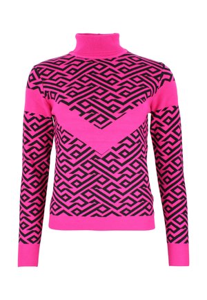 ADIAMANT - Stickad tröja - fushia