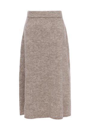usha, A-lijn rok - beige melange