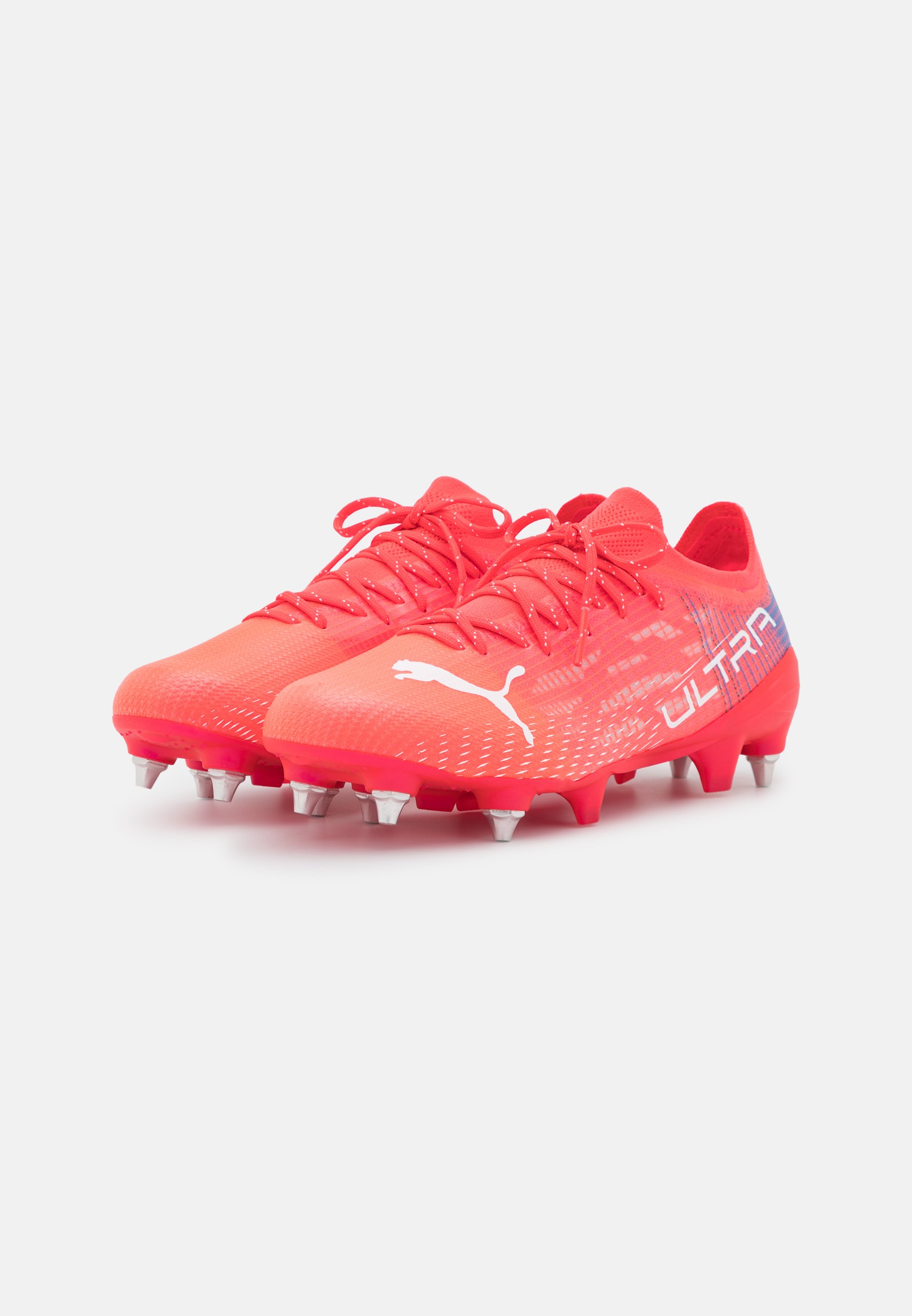 Puma ULTRA 1.3 MXSG - Voetbalschoenen met metalen noppen -  sunblaze/white/bluemazing/rood - Zalando.nl