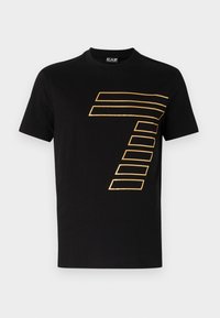 TRAIN GRAPHIC SERIES TEE  - Print T-shirt - black/gold