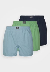 Não selecionado, blue/green/navy