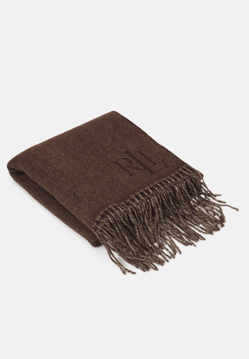 ralph lauren scarf brown