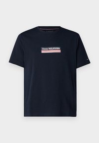 Tommy Hilfiger BOX TEE - Print T-shirt - desert sky