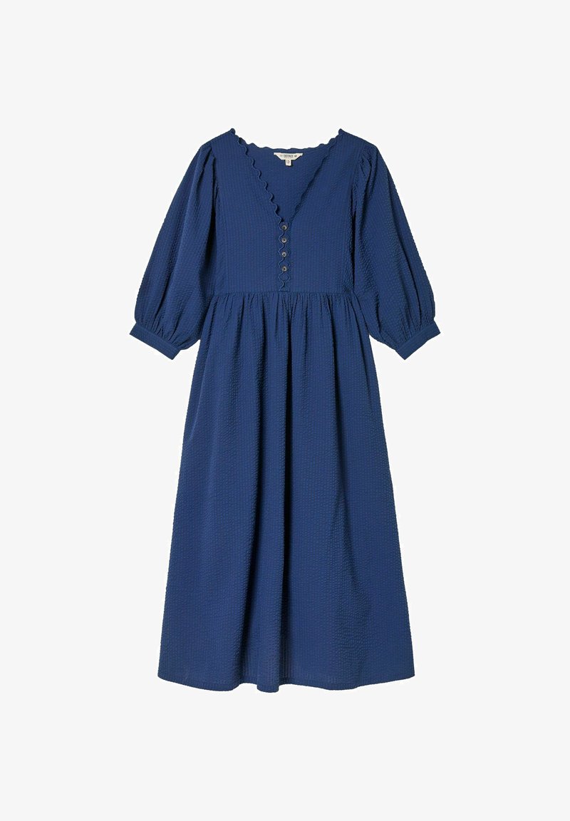FatFace TEXTURED MIDI - Shirt dress - indigo blue/blue - Zalando FatFace TEXTURED MIDI - Shirt dress - indigo blue/blue - Zalando