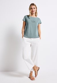 Street One Print T-shirt - blau