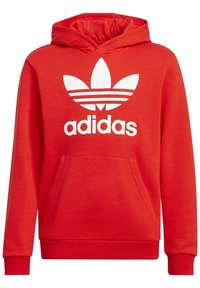 adidas Originals TREFOIL - Luvtröja - red/white