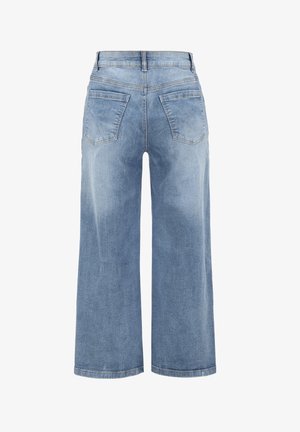 Cellbes of Sweden STRETCHY ANKLE - Flared jeans - light blue denim