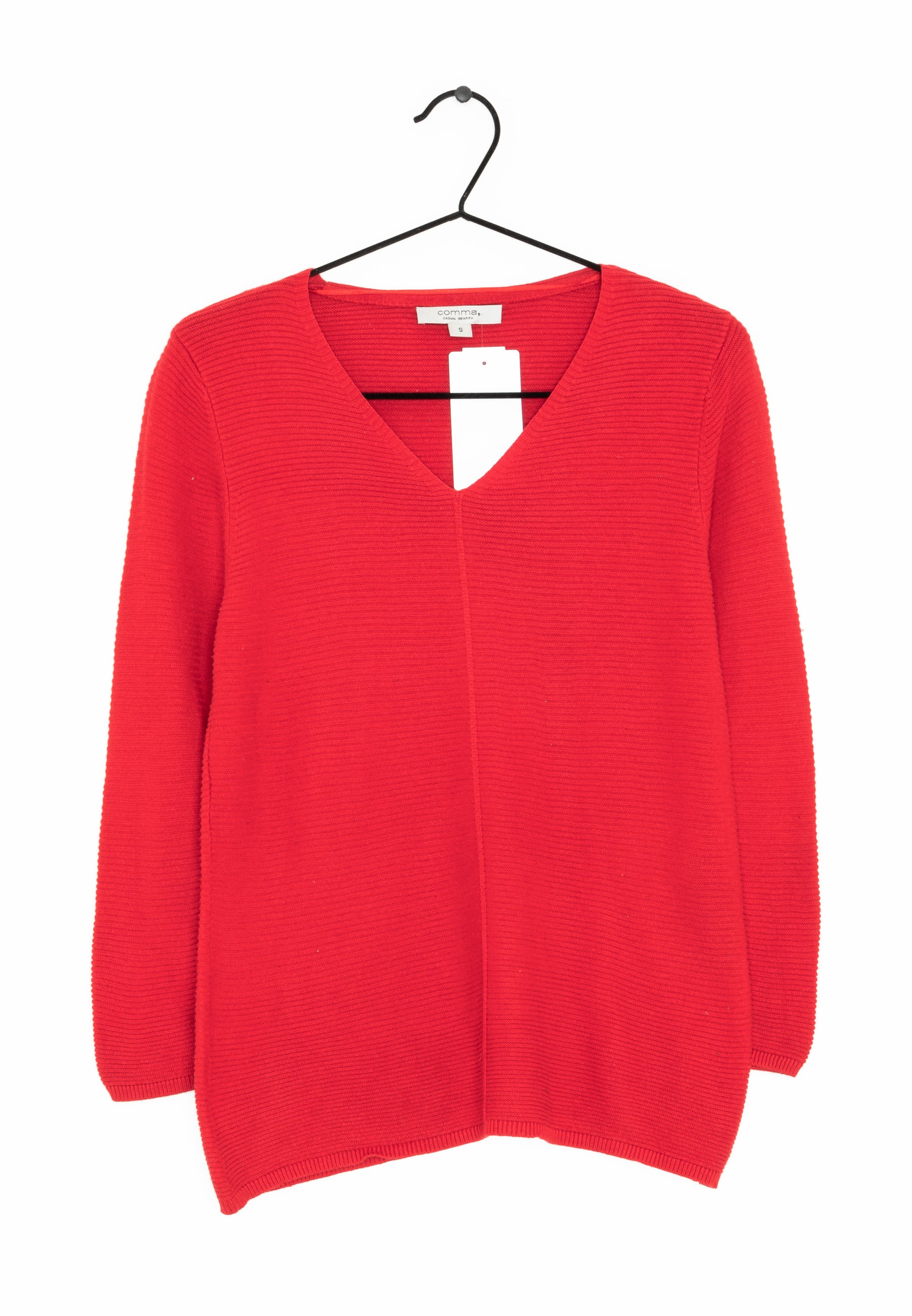 comma Strickpullover red/rot (Pre-owned) Zalando