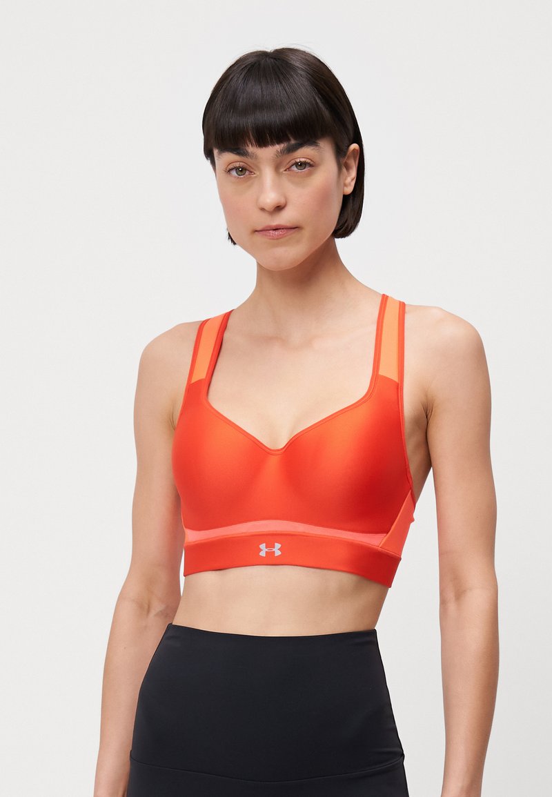 Under Armour Sport-bh met high support rood