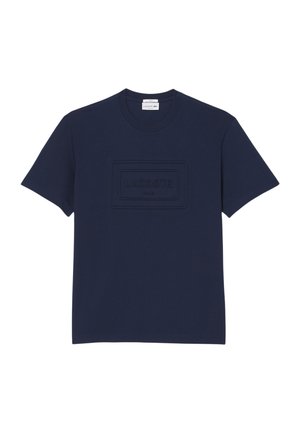 Lacoste, TH0794_GJP - T-shirt imprimé - bleu nuit-166