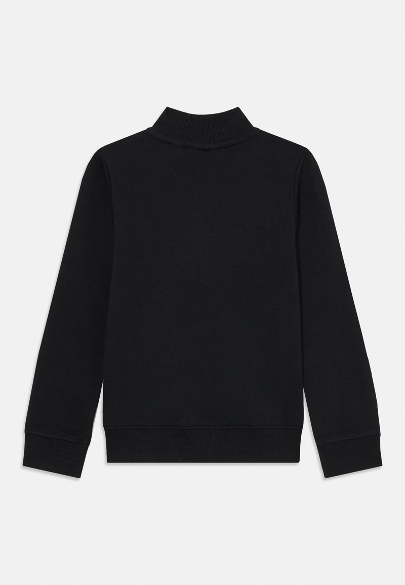 Calvin Klein Jeans CHEST LOGO HALF ZIP UNISEX Sudadera black