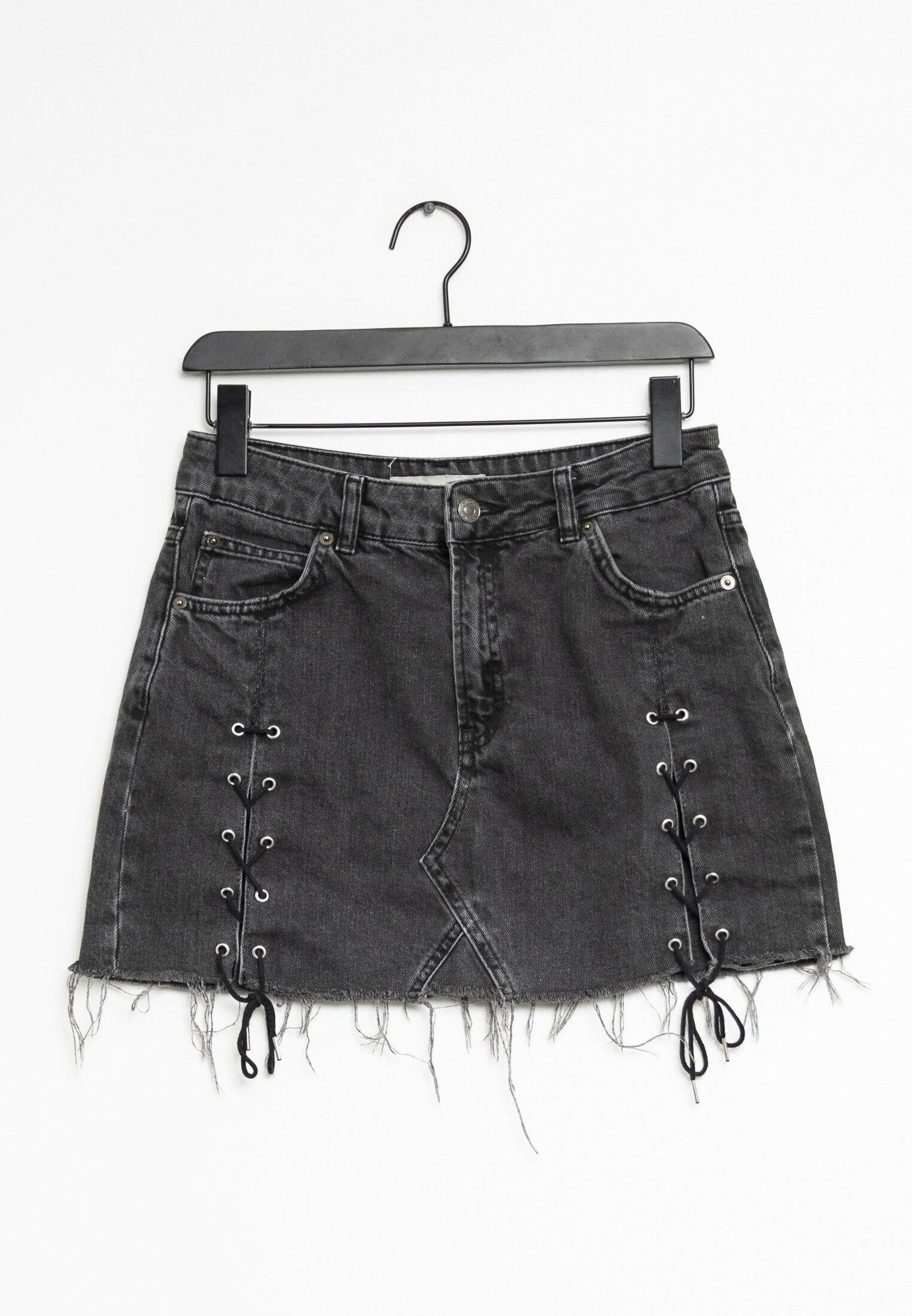 Topshop Petite A-Linien-Rock - black/schwarz - (Pre-owned) - Zalando.de