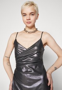 Even&Odd HIGH SHINE LONGLINE STRAPPY DRESS  - Cocktail dress / Party dress - black