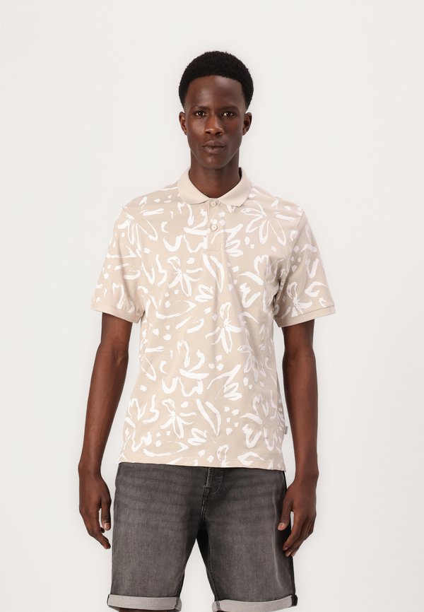 JJJEFF MONOCHROME  - Polo shirt - moonbeam