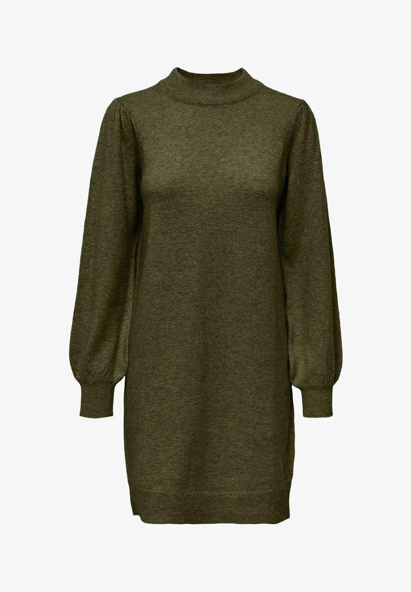 JDY JDYRUE LIFE HIGH NECK DRESS - Robe pull - dark olive