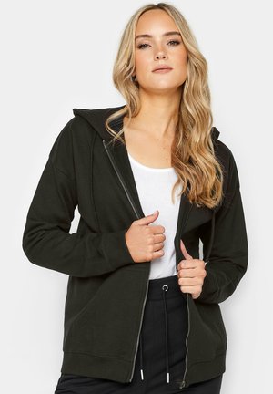 Long Tall Sally ZIP THROUGH POCKET - Sweater met rits - black