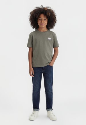 ONLY & SONS junior OSJCASTROL LIFE TEE - Camiseta estampada - castor gray