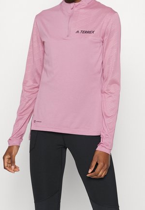 Langærmet T-shirt - light pink