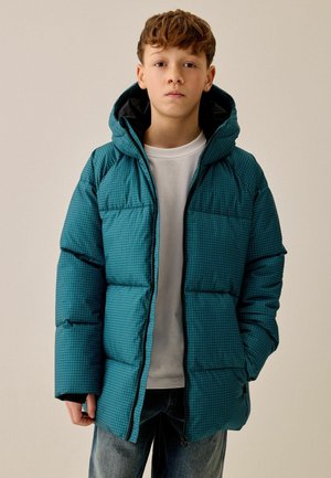 Next, REGULAR FIT - MICROFLEECE LINED PADDED COAT - Wintermantel - teal blue