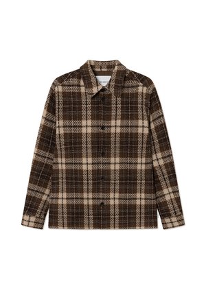 Les Deux JONATHAN OVERSHIRT - Chaqueta de entretiempo - brown
