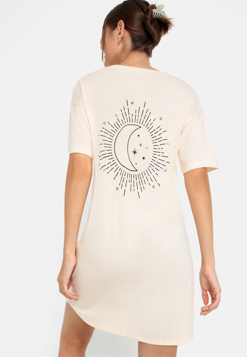 LASCANA LSCN BY LASCANA NIGHTGOWN - Spalna srajca - creme