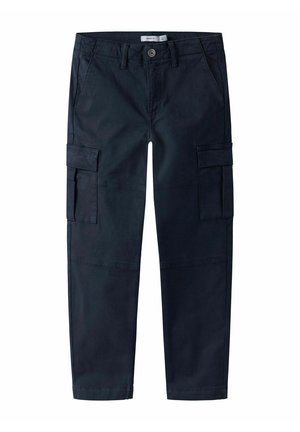 NKMRYAN - Kareiviško stiliaus kelnės - navy blazer