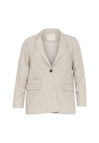KCESTA - Blazer - feather gray melange pinstripe