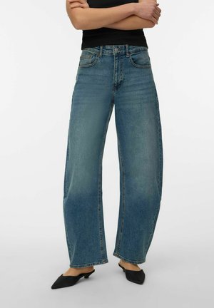 Vero Moda Baggy fit teksad - medium blue denim