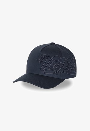 Von Dutch, CASQUETTE TRUCKER AVEC BRODERIE 3D CÔTÉ CHI BLUE - Casquette - bleu