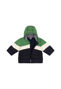Petit Bateau UNISEX COLOR BLOCK - Vinterjakke - green/dark blue