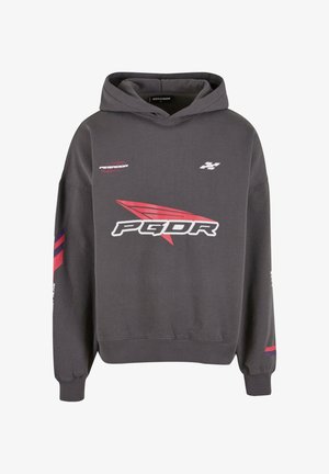 Pegador DOME BOXY - Hoodie - washed anthracite