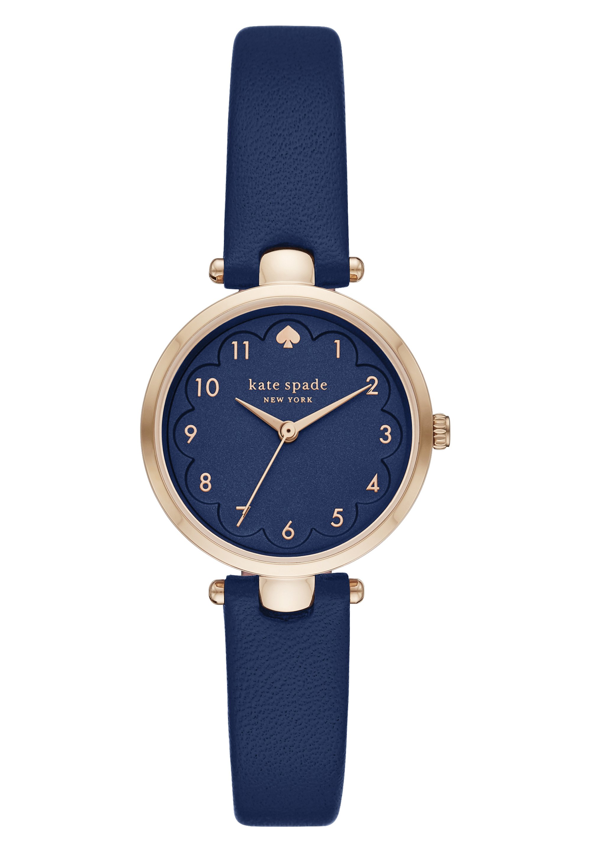 Kate spade New York Watch with navy band kate spade new york 38mm Apple Watch Band, Striped Silicone  main image 2