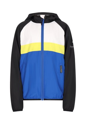 Overgangsjakke - königsblau colorblock