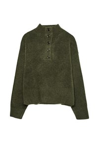 WITH BUTTONS - Maglione - green