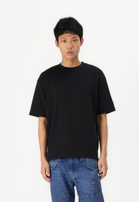 Selected Homme SLHLOOSEOSCAR O NECK TEE 3 PACK - T-shirt básica - oatmeal/white/black