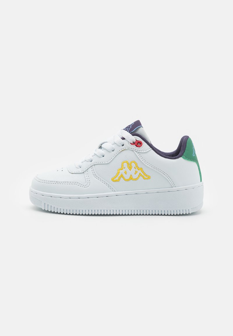 Kappa UNISEX - Joggesko - white/green dark/yellow