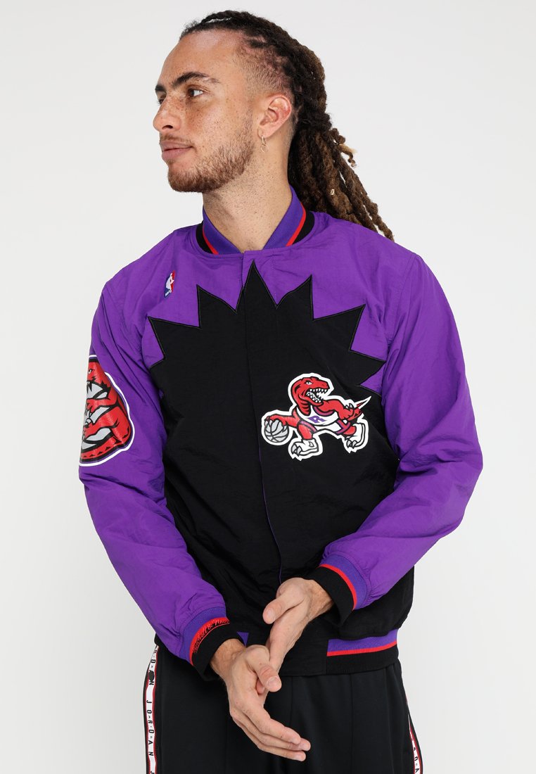 Mitchell Ness Toronto Raptors Nba Trainingsjacke Black Purple Schwarz Zalando At